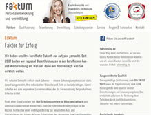 Tablet Screenshot of faktum-gmbh.de